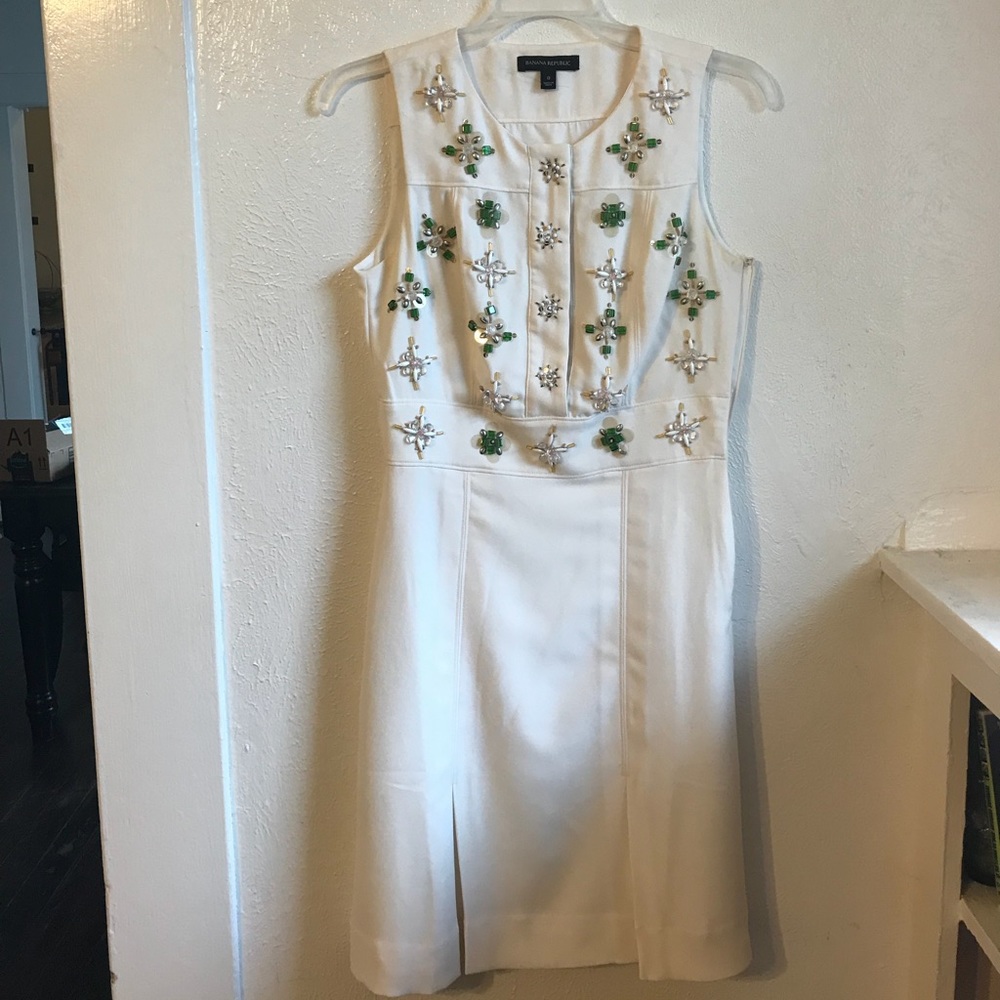 Embellished Banana Republic Dress